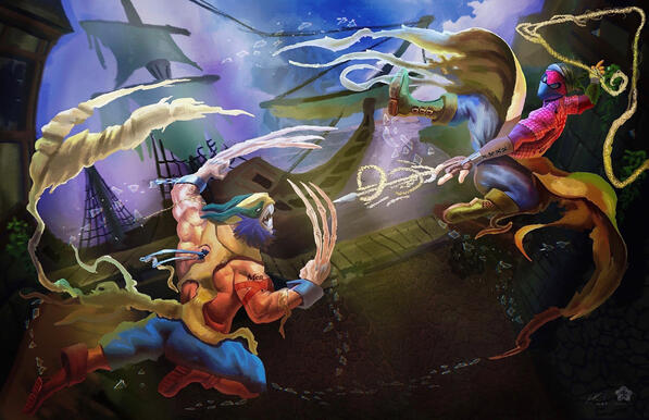 1600's Spider-Man vs. Wolverine